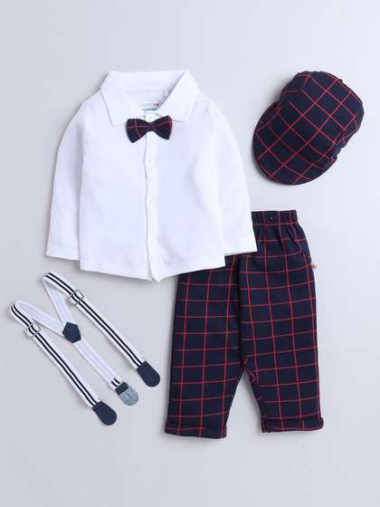 BUMZEE Boys Pure Cotton
                    Suit Set