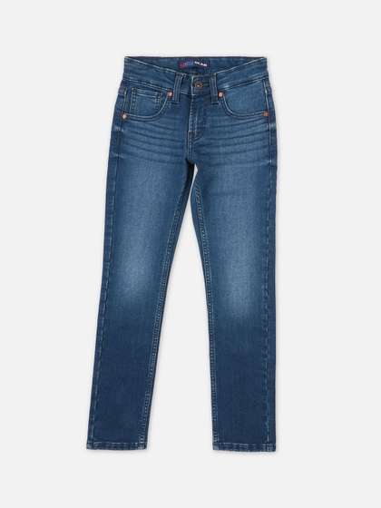 Pepe Jeans Boys Cashed
                    Slim Fit Mid-Rise Light Fade Stretchable Jeans