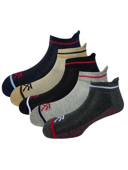 WROGN Pack of 5 Ankle
                    Length Socks