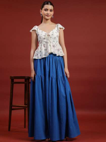 anayna Flared Maxi Skirts