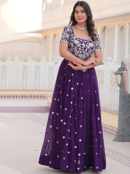 KALINI Women
                        Embroidered Maxi Ethnic Dress