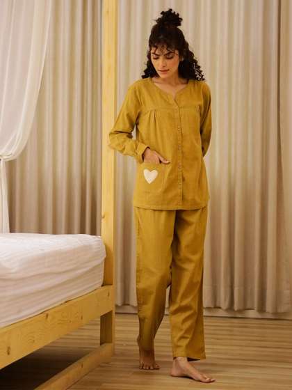 SANSKRUTIHOMES Women
                        Pure Cotton Night suit