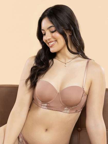 Enamor Luxe Multiway
                        Lace Padded Wired Medium Coverage Balconette Bra
                        F143