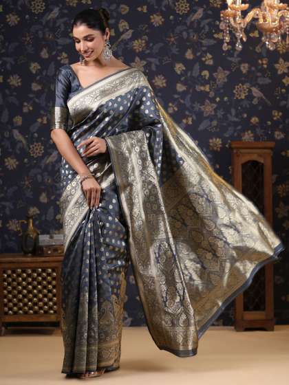 House of Pataudi Heavy Work Banarasi Saree