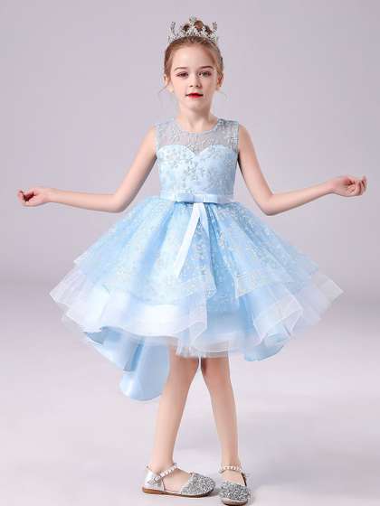JC SPARKLE Girls
                    Embellished Fit & Flare Dress