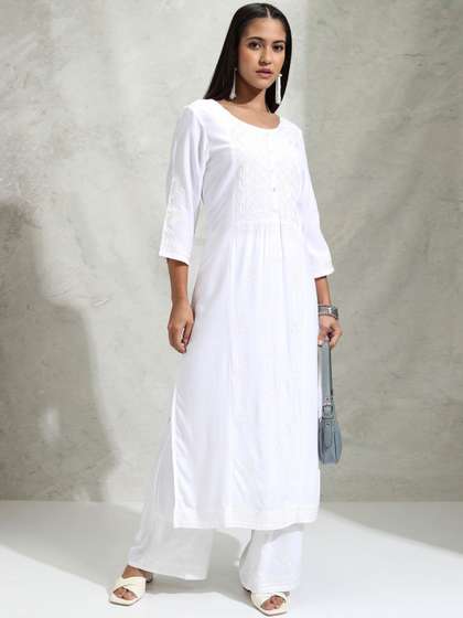 Vishudh Straight Kurta With Palazzos