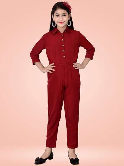 Arshia Fashions Girls
                      Basic Jumpsuit