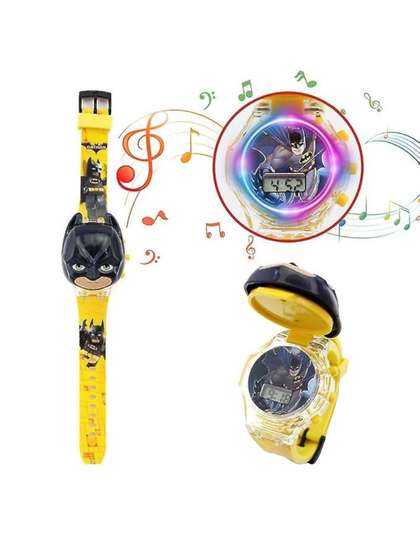 SWADESI STUFF Unisex
                    Kids Printed Dial & Straps Digital Multi
                    Function Automatic Watch 3D BATMAN