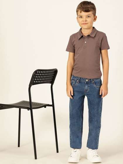 French Connection Boys
                      Cotton Smart Tapered Fit Mid-Rise Stretchable
                      Jeans