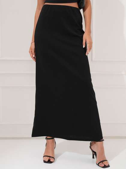 Tokyo Talkies Fitted
                        Fit Pencil Maxi Skirts