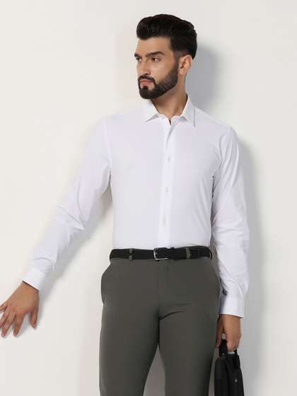 Blackberrys Men India Slim Fit Formal Shirt