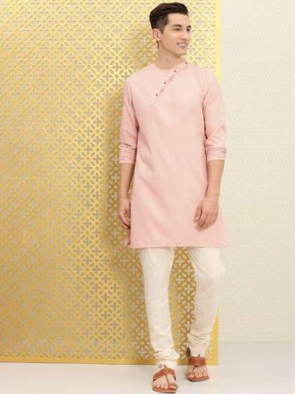 Ode by House of Pataudi Round Neck Straight Kurta