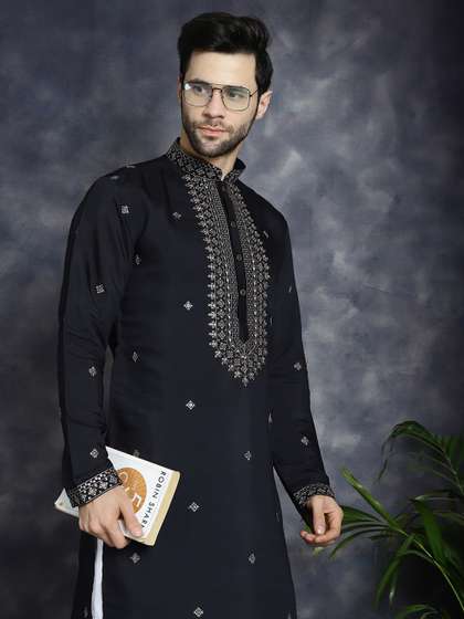 Jompers Sequins Embroidered Kurta