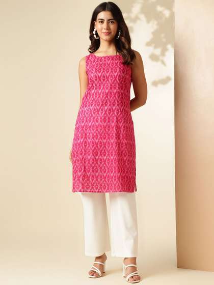 Anouk Rustic Pure Cotton Straight Kurta