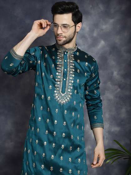 Jompers Chikankari Embroidered Kurta