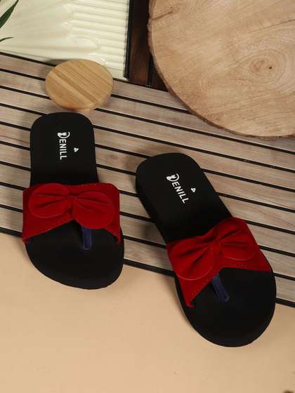 Denill Women Solid
                        Open Toe Flats