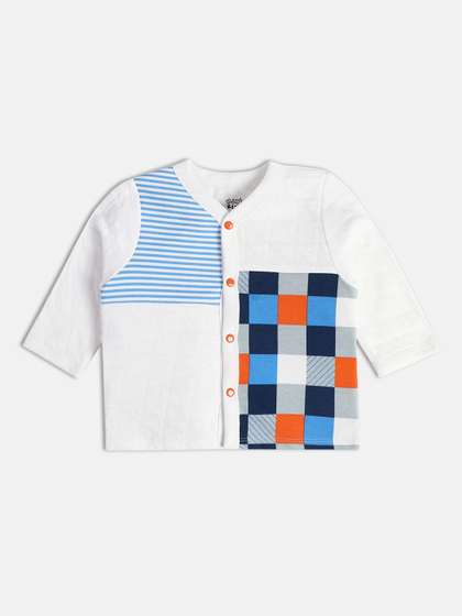 MINI KLUB Boys Checked
                    Polyester Bomber with Patchwork Jacket