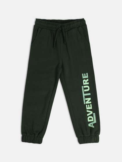 MINI KLUB Boys Solid
                    Relaxed-Fit Joggers
