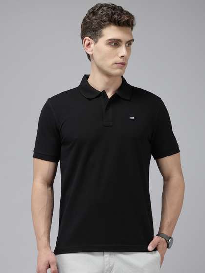 Arrow Solid Polo Collar T-shirt