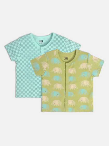 MINI KLUB Boys 2 Printed
                    Applique T-shirt