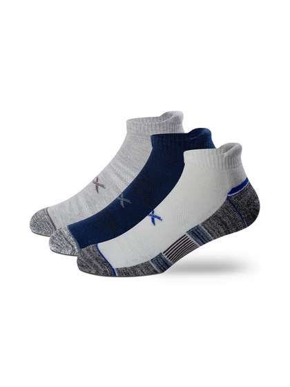 HRX by Hrithik Roshan
                    Men Pack Of 3 Patterned Ankle-Length Socks