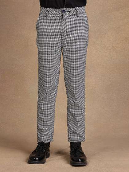 One Friday Boys Checked
                    Relaxed Trousers