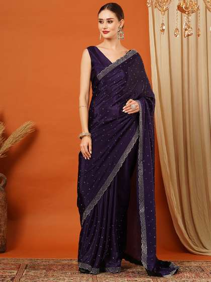 KALINI Embellished Tissue Saree