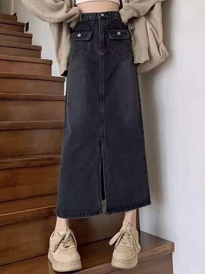 StyleCast Pure Cotton A-Line Maxi Skirts