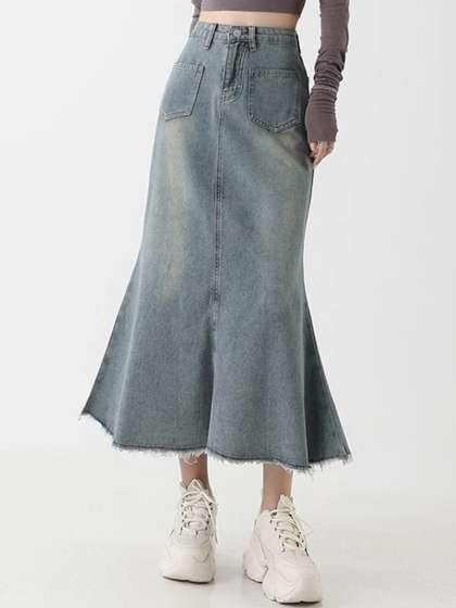 StyleCast Pure Cotton A-Line Midi Skirts
