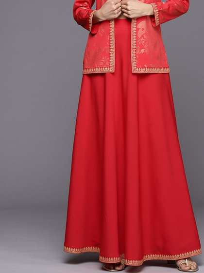 Ahalyaa Flared Maxi Skirt
