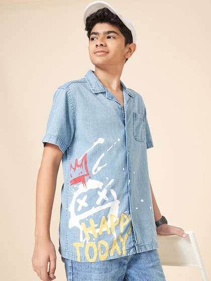 Coolsters by Pantaloons
                    Boys Floral Opaque Printed Casual Shirt