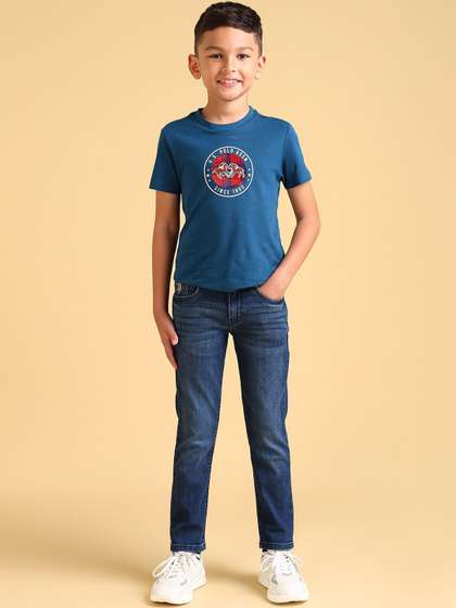 U.S. Polo Assn. Kids
                    Boys Prince Slim Fit Light Fade Jeans