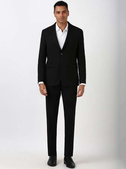 Peter England Elite
                        Self-Design Slim-Fit Two Piece Suits