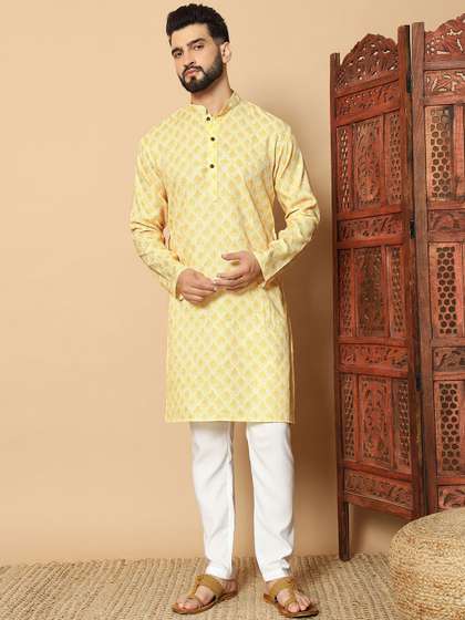 FoxDX Printed Pure Cotton Kurta