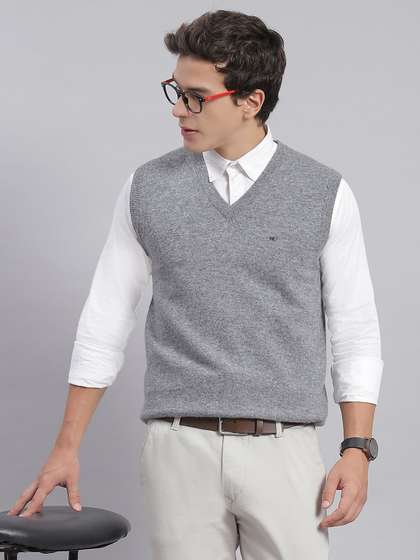 Monte Carlo Men Woollen Sweater Vest
