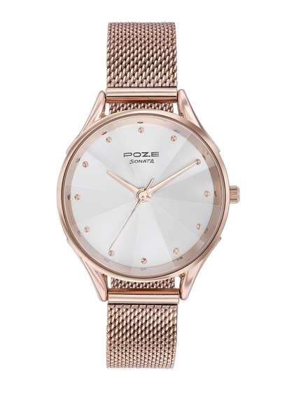 Sonata Women Poze
                        Dial & Bracelet Style Straps Analogue Watch
                        SP80087WM01