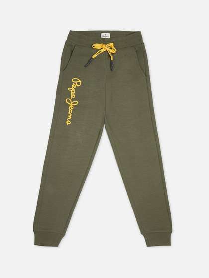Pepe Jeans Boys
                      Printed Mid-Rise Joggers