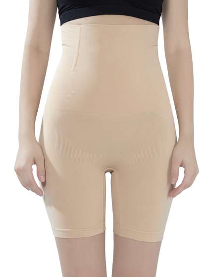 PLUMBURY Seamless High
                      Waist Tummy Tucker Shapewear