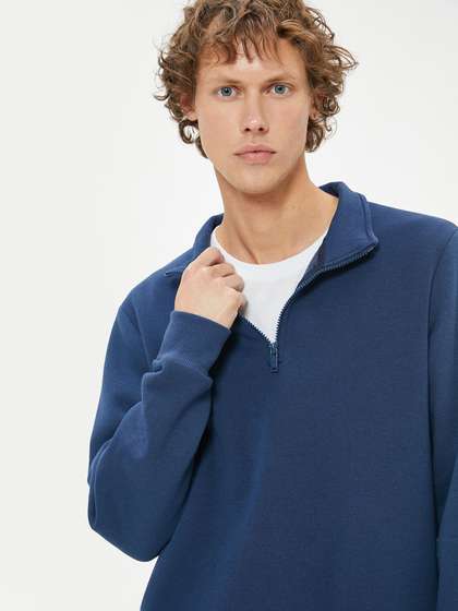 Koton Men Shirt Collar Sweatshirt