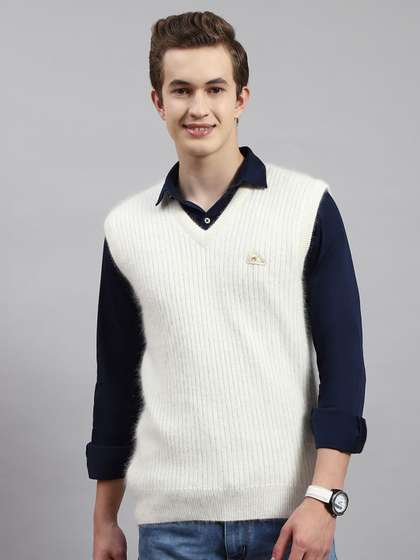 Monte Carlo Men
                        Woollen Sweater Vest