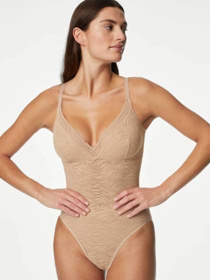 Marks & Spencer Lace V Neck Bodysuit