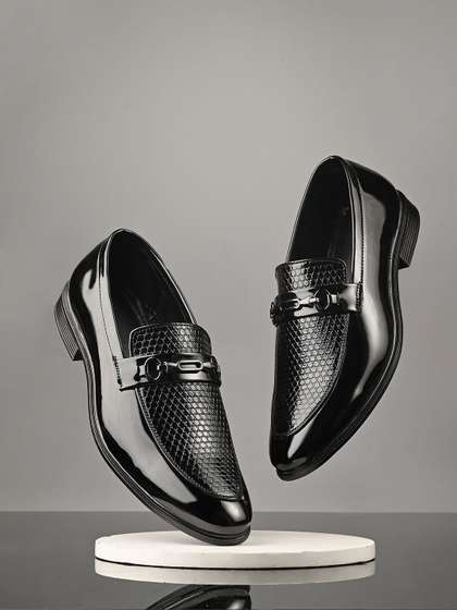 HERE&NOW Men
                        Patent Formal Slip-Ons