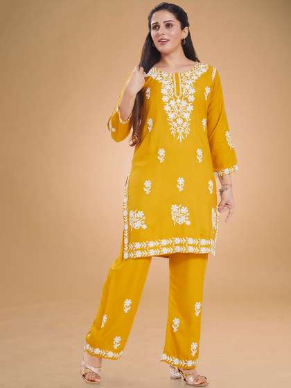 Rani Saahiba Embroidered Straight Kurta Set