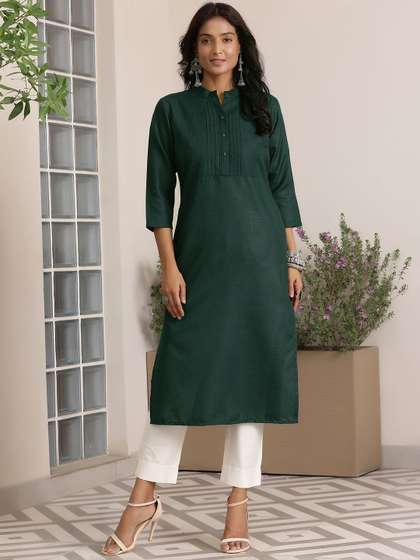 Libas Mandarin Collar Straight Kurta