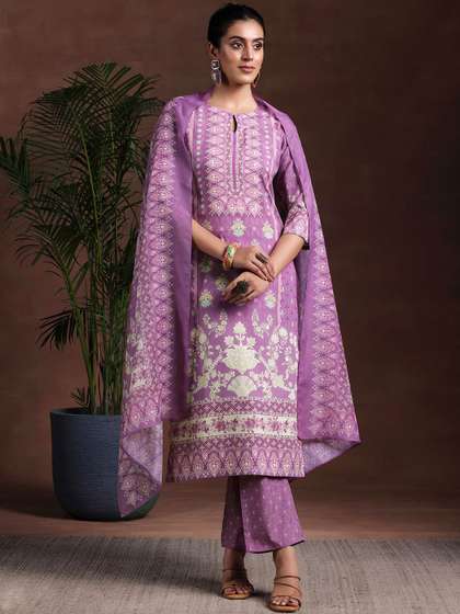 Libas Printed Straight Kurta Set