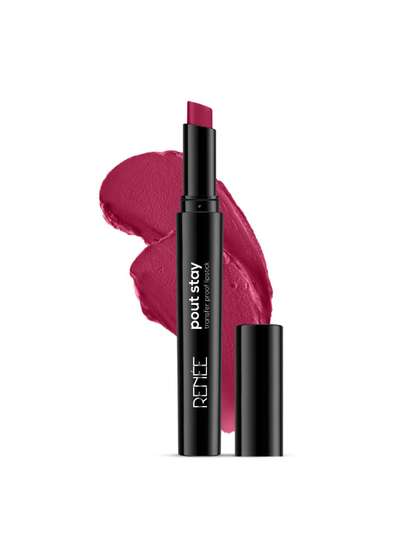Renee Pout Stay
                        Transfer Proof SPF 20 Lipstick With Hyaluronic
                        Acid & Vitamin E 2g - Zia