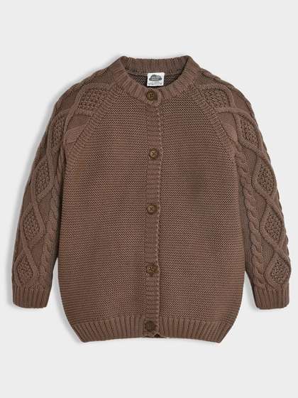 MiArcus Unisex Kids
                    Ribbed Knitted Cardigan