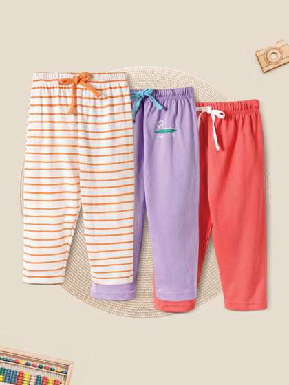 Nauti Nati Infants Pack
                    of 3 Cotton Track Pants