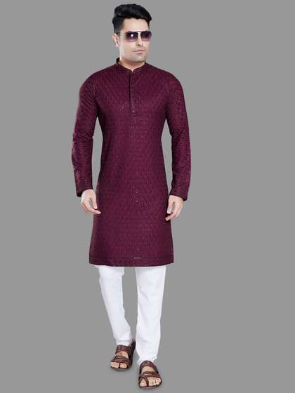 DIVISIVE Embroidered Straight Kurta