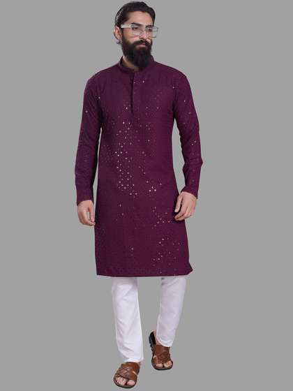 DIVISIVE Embroidered Straight Kurta